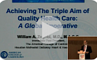 Достижение тройной цели качественного здравоохранения: неотложные мировые задачи.