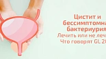 Цистит и бессимптомная бактериурия. Лечить или не лечить? Что говорят GL 2025