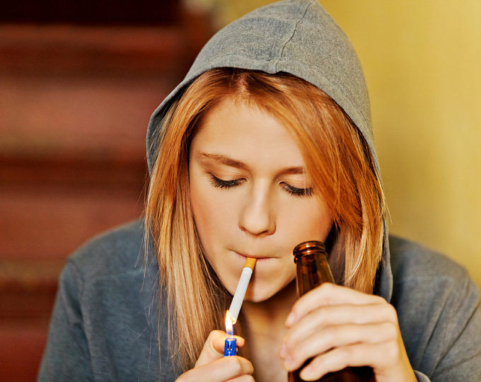 Алкоголь и никотин в подростковом возрасте как причина будущих ССЗ