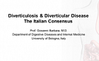Diagnosis and Treatment of Diverticular Disease: The Italian Consensus Conference