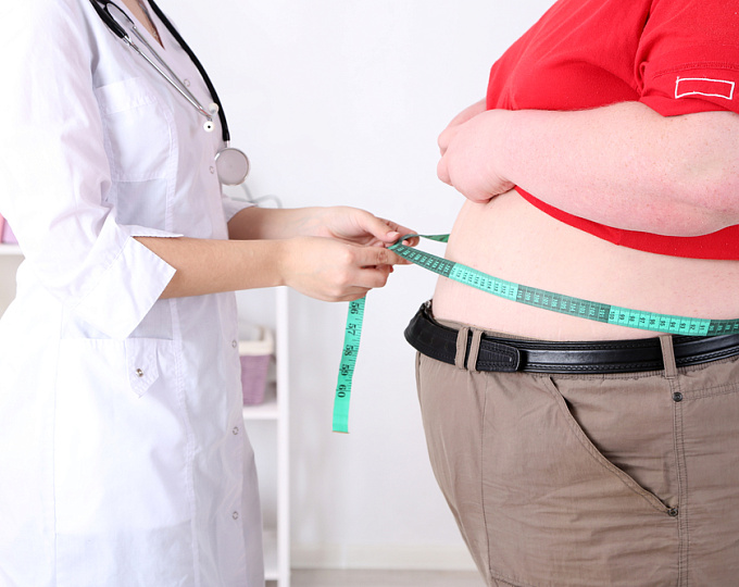 Какова распространенность ожирения у пациентов с сахарным диабетом 1-го типа?